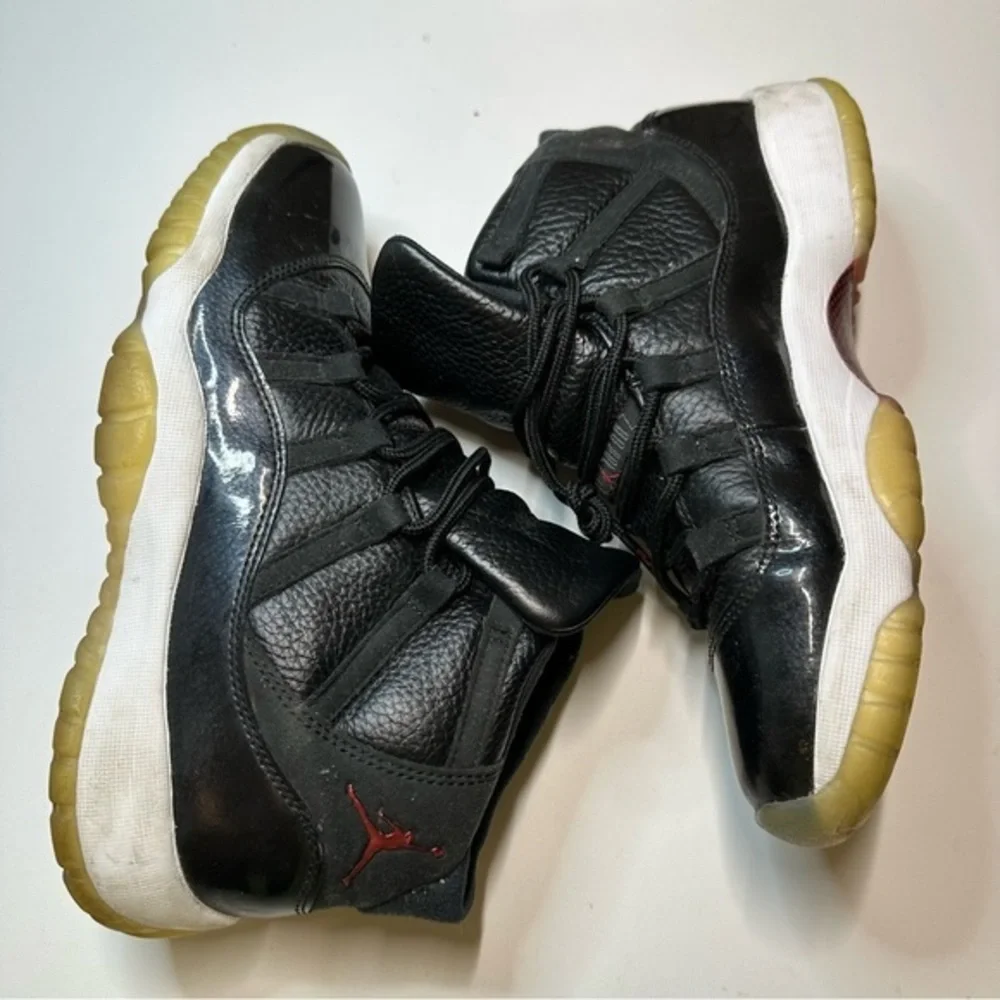 Nike Air Jordan Size 7Y Women’s 8.5  Black Shoes XI 11 Retro 72-10 GS 378038-002 - Picture 8 of 10
